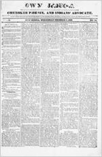 Cherokee phoenix, and Indians’ advocate, 1829 December 3