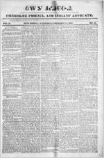 Cherokee phoenix, and Indians’ advocate, 1829 December 16