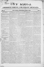 Cherokee phoenix, and Indians’ advocate, 1830 April 7