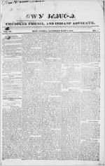 Cherokee phoenix, and Indians’ advocate, 1830 May 8