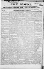 Cherokee phoenix, and Indians’ advocate, 1830 July 10