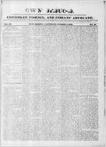 Cherokee phoenix, and Indians’ advocate, 1830 October 1
