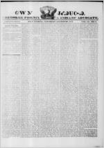 Cherokee phoenix, and Indians’ advocate, 1831 August 20