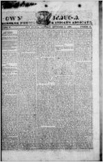 Cherokee phoenix, and Indians’ advocate, 1832 September 1