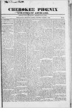 Cherokee phoenix, and Indians’ advocate, 1834 March 8
