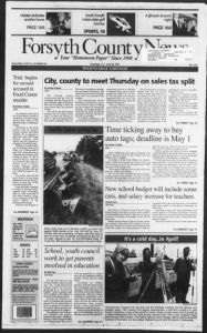 The Forsyth County news, 1995 April 26