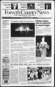 The Forsyth County news, 1995 July 19