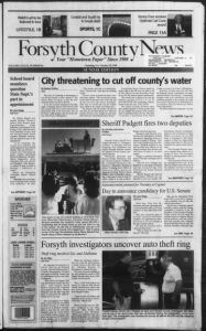 The Forsyth County news, 1995 October 22