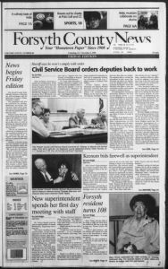 The Forsyth County news, 1995 November 3
