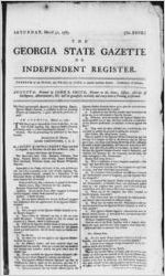 The Georgia state gazette, or, Independent register, 1787 March 31