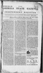 The Georgia state gazette, or, Independent register, 1787 July 7
