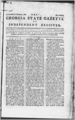 The Georgia state gazette, or, Independent register, 1788 February 16