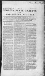 The Georgia state gazette, or, Independent register, 1788 November 8