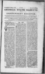 The Georgia state gazette, or, Independent register, 1789 January 31