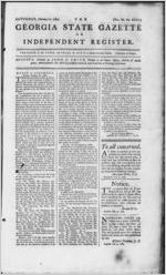 The Georgia state gazette, or, Independent register, 1789 February 21