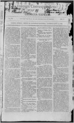 Foreign correspondent & Georgia express, 1809 July 22