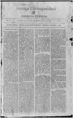 Foreign correspondent & Georgia express, 1809 November 4