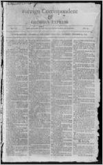 Foreign correspondent & Georgia express, 1809 December 23