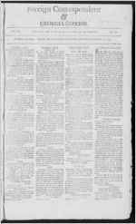 Foreign correspondent & Georgia express, 1810 January 27