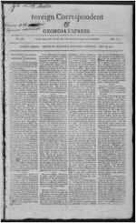 Foreign correspondent & Georgia express, 1810 July 28