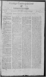 Foreign correspondent & Georgia express, 1810 October 27