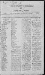 Foreign correspondent & Georgia express, 1810 December 8