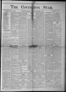 The Covington star, 1887 November 29