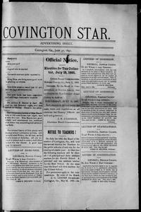The Covington star, 1891 June 30