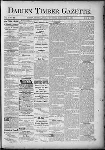 Darien timber gazette, 1879 November 21