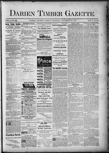 Darien timber gazette, 1879 November 28