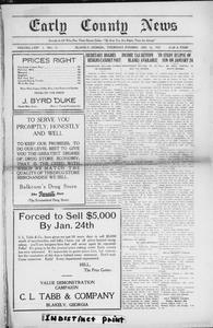 Early County news, 1925 January 15