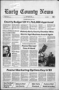 Early County news, 1982 September 9