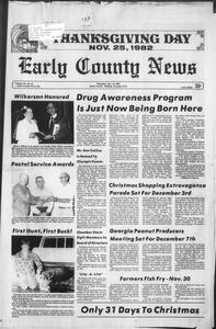 Early County news, 1982 November 25