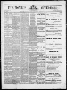 The Monroe advertiser, 1873 February 25