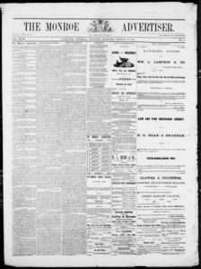 The Monroe advertiser, 1873 March 25
