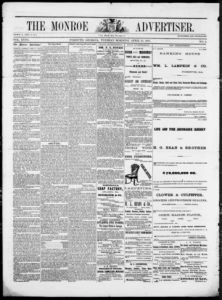 The Monroe advertiser, 1873 April 15