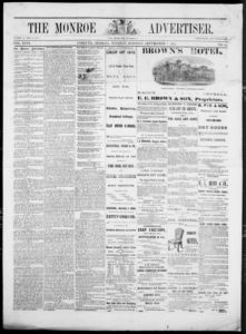 The Monroe advertiser, 1873 September 2