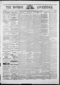 The Monroe advertiser, 1876 May 16