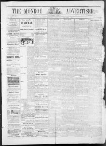The Monroe advertiser, 1876 October 3