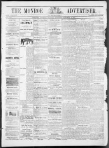 The Monroe advertiser, 1876 October 10