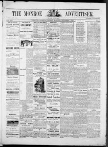 The Monroe advertiser, 1876 November 7