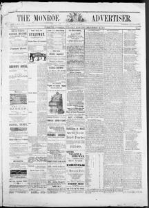 The Monroe advertiser, 1876 December 12