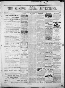 The Monroe advertiser, 1878 January 1