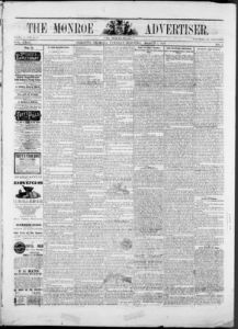 The Monroe advertiser, 1878 March 5