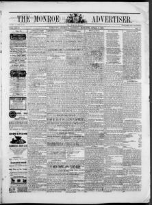 The Monroe advertiser, 1878 April 2