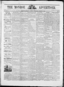The Monroe advertiser, 1878 August 13