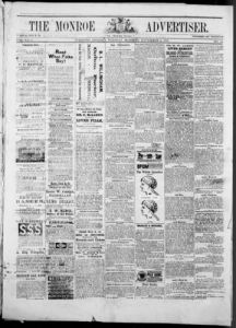 The Monroe advertiser, 1878 November 5
