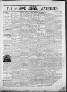 The Monroe advertiser, 1878 December 3