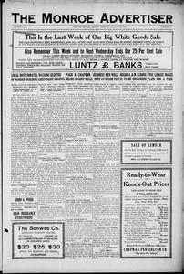 The Monroe advertiser, 1923 January 25