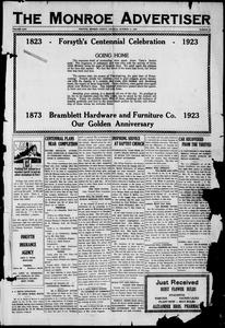 The Monroe advertiser, 1923 October 11